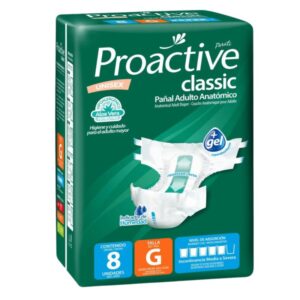 PROACTIVE PAÑAL ADULTO G X 8 UNIDADES