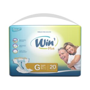 WIN PLUS PAÑAL ADULTO G X 20 UNIDADES