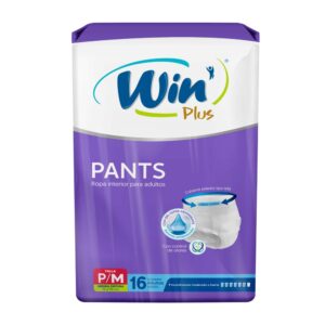 WIN PLUS PANTS ADULTO M X 16 UNIDADES