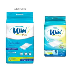 WIN PLUS SABANILLA ADULTO X 8 UNIDADES