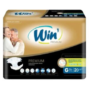 WIN PREMIUM PAÑAL ADULTO G X 20 UNIDADES